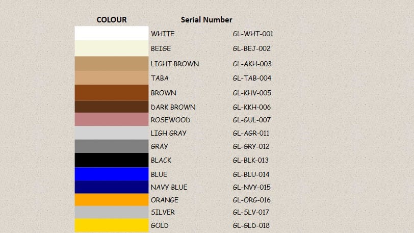 Gladras Color Series